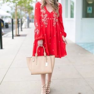 FREE PEOPLE | Sweet Tennessee Embroidered Mini Dress | Like New